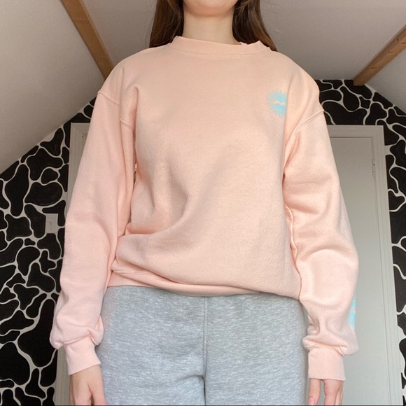 Light orange billabong crew neck - Picture 2 of 4